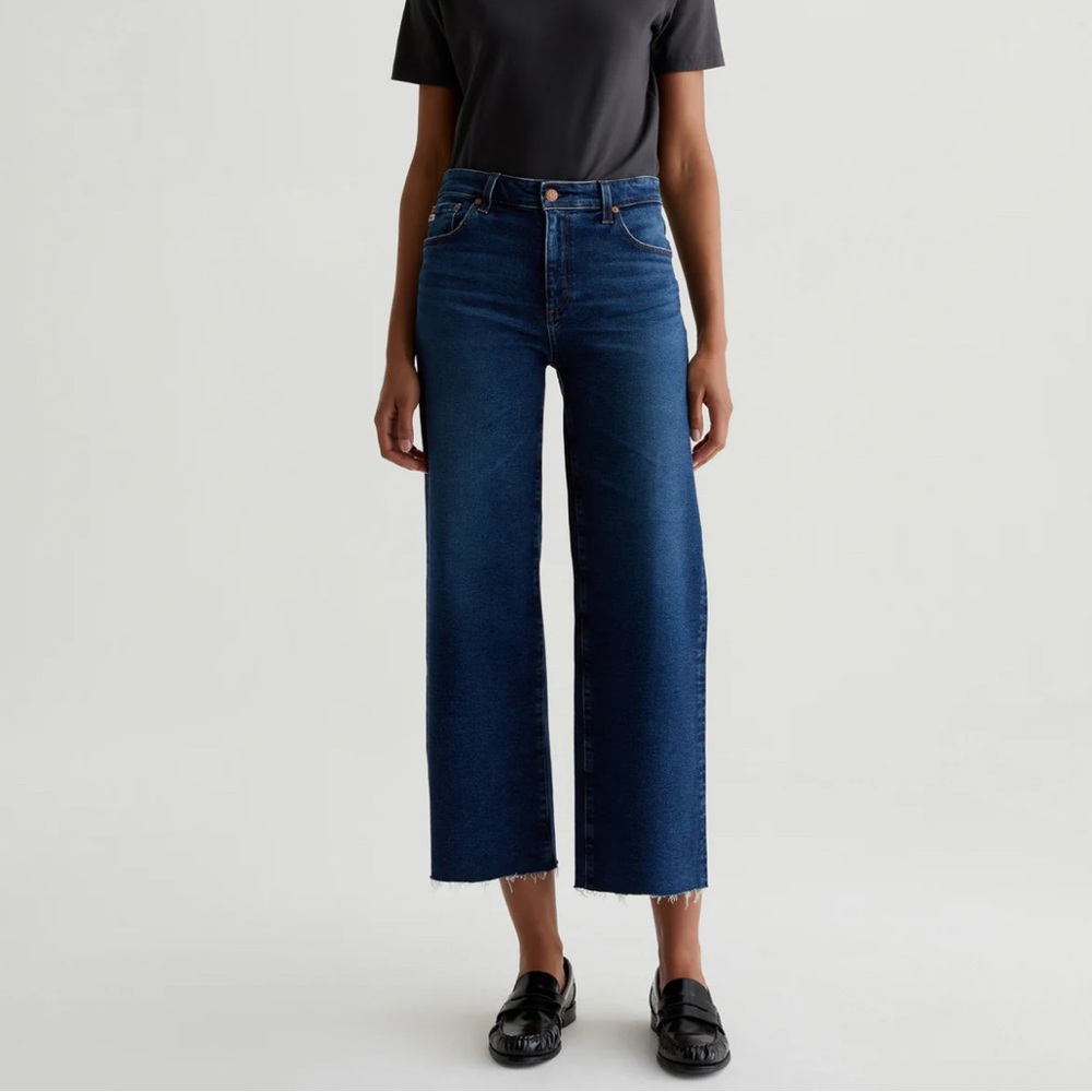AG Saige Wide Leg Crop Jeans, Mid Rise, 7 years Antwerp, size 28